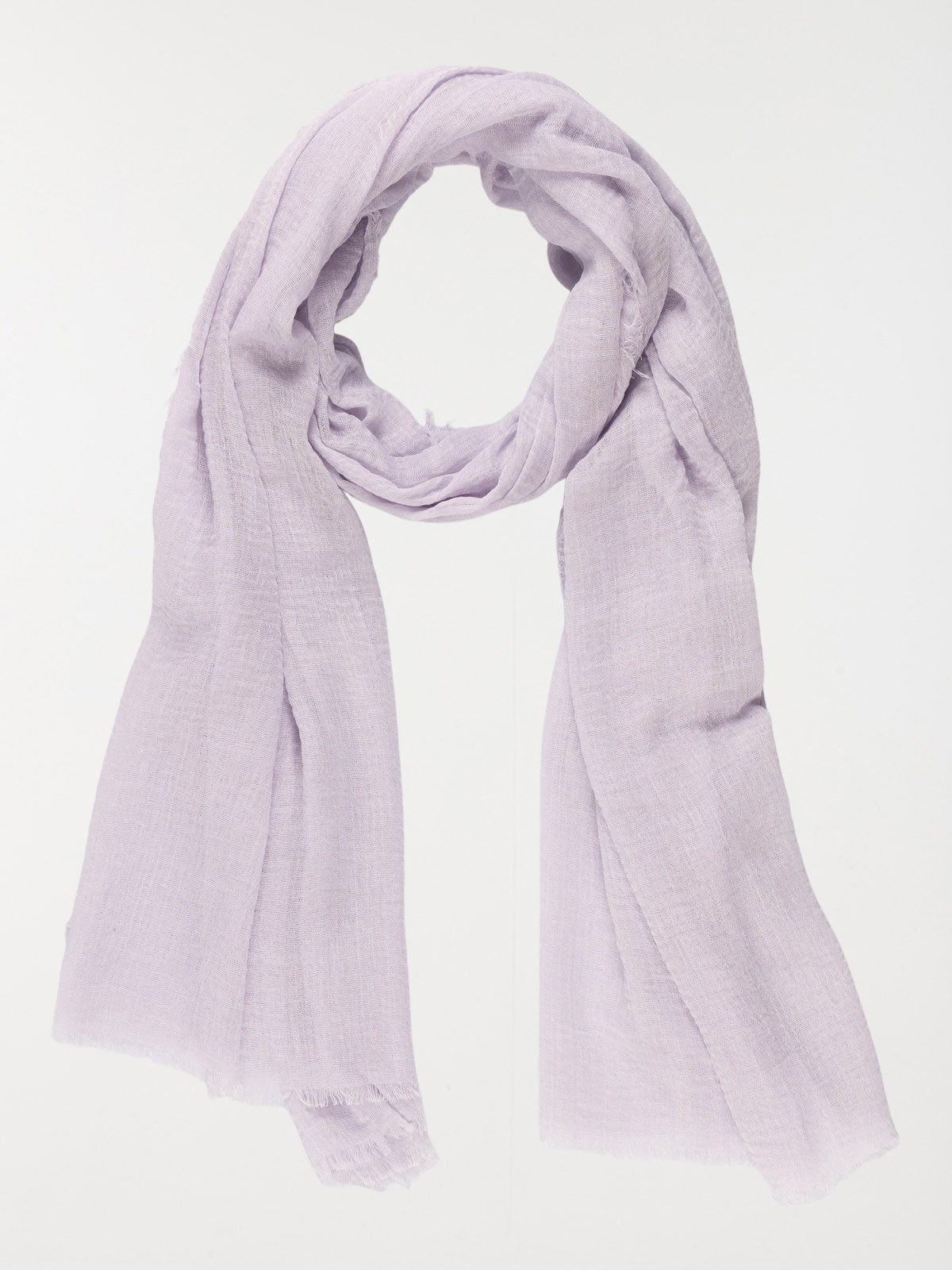 Foulard uni lilas femme