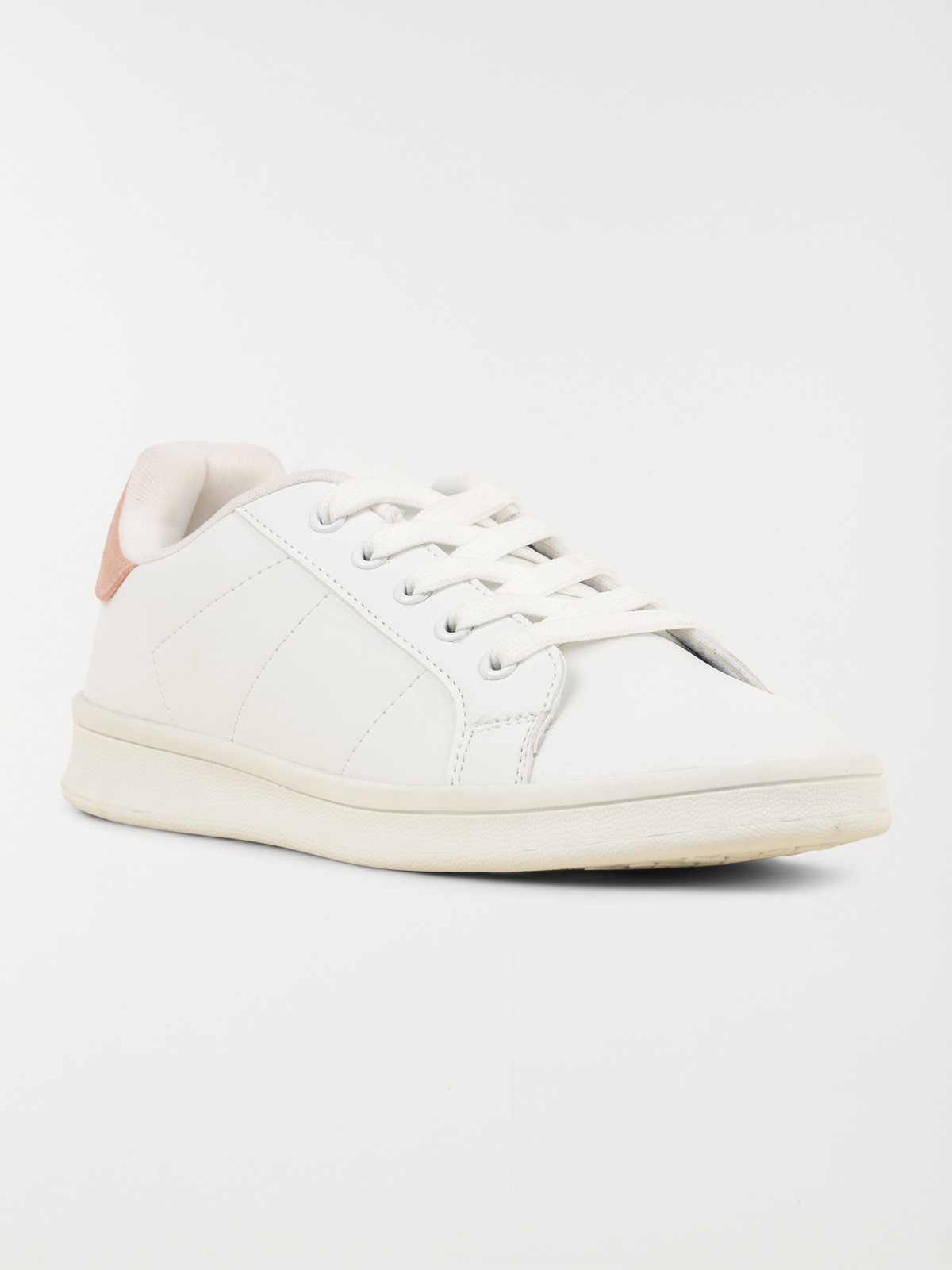 Basket blanche et nude femme 36 42