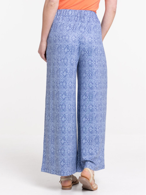 Pantalon fluide imprimé femme