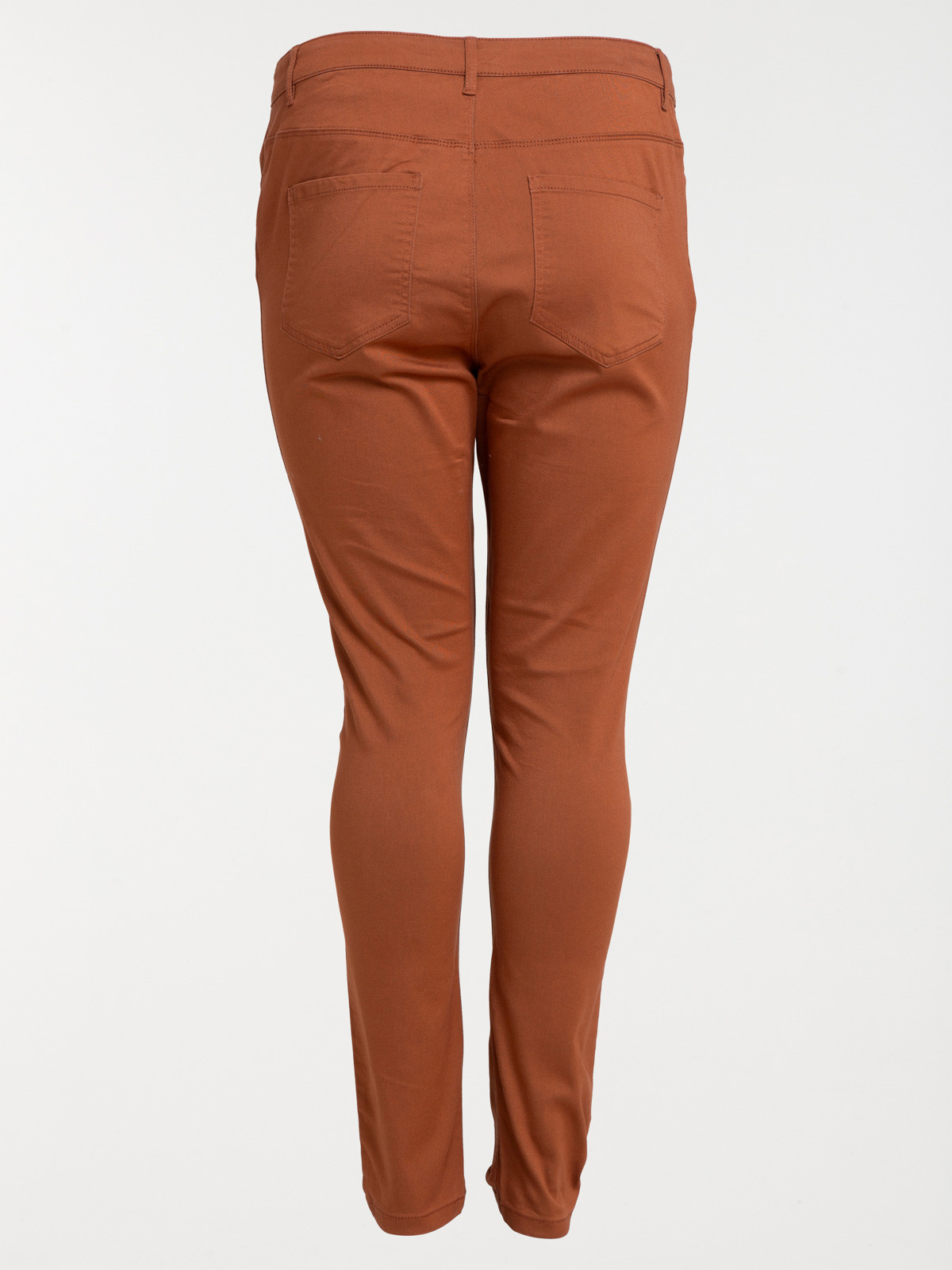 Pantalon ocre rougi grande taille femme