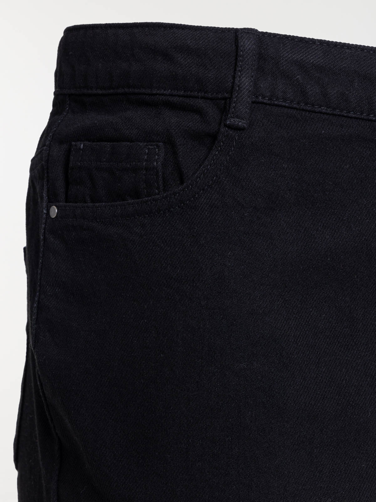 Jean regular noir grande taille femme