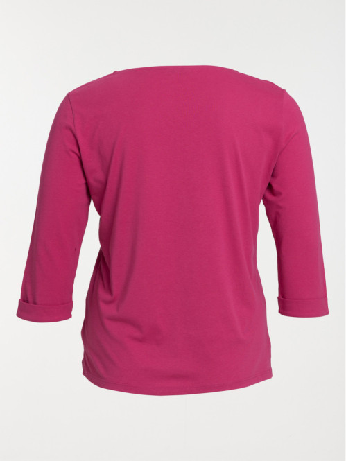 T-shirt sangria grande taille femme T-shirt sangria grande taille femme