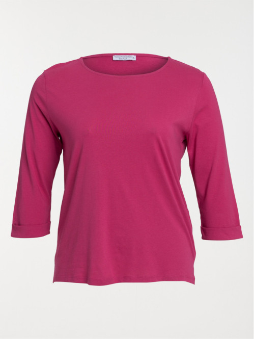 T-shirt sangria grande taille femme