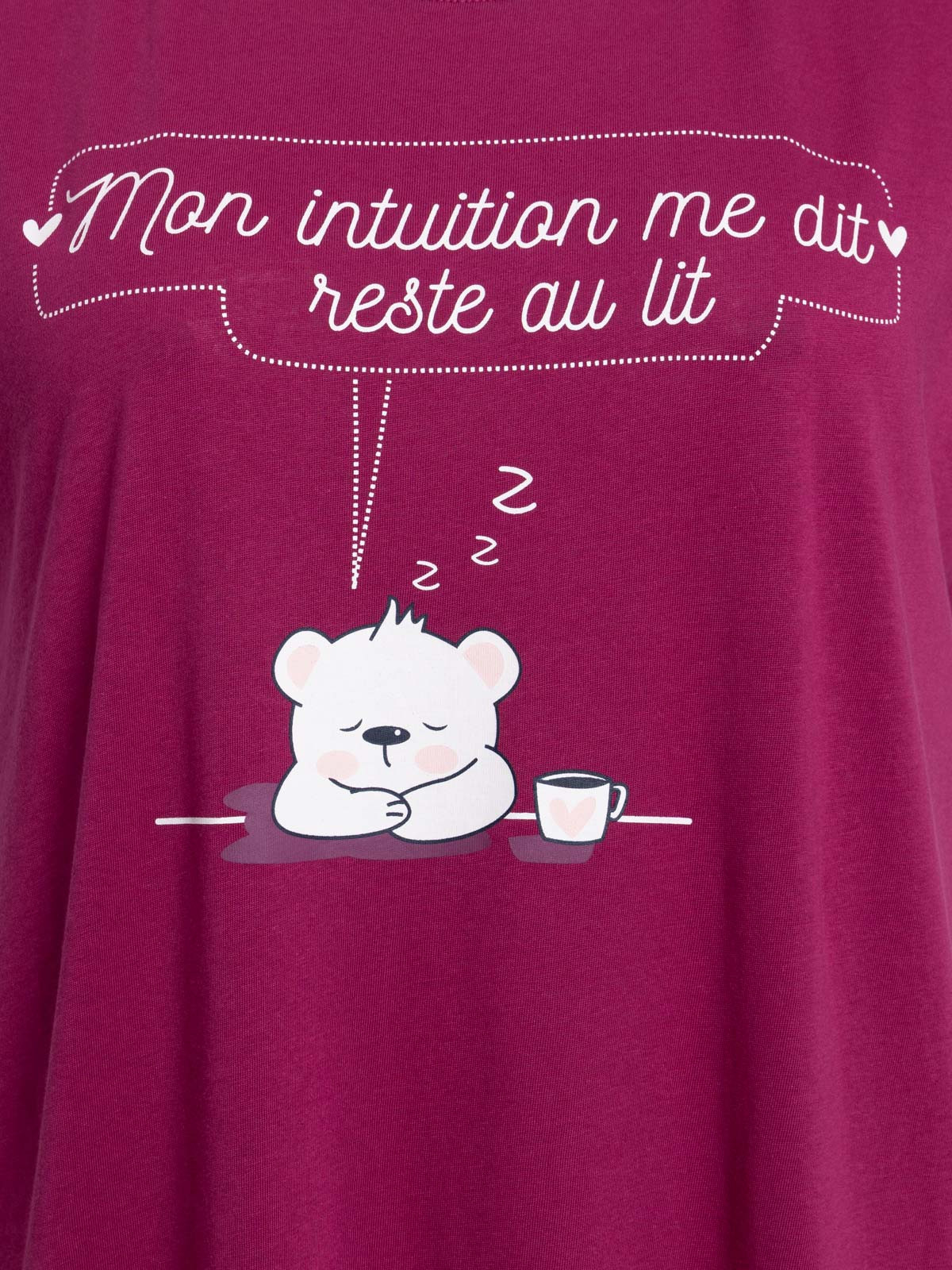 Chemise de nuit ours grande taille femme