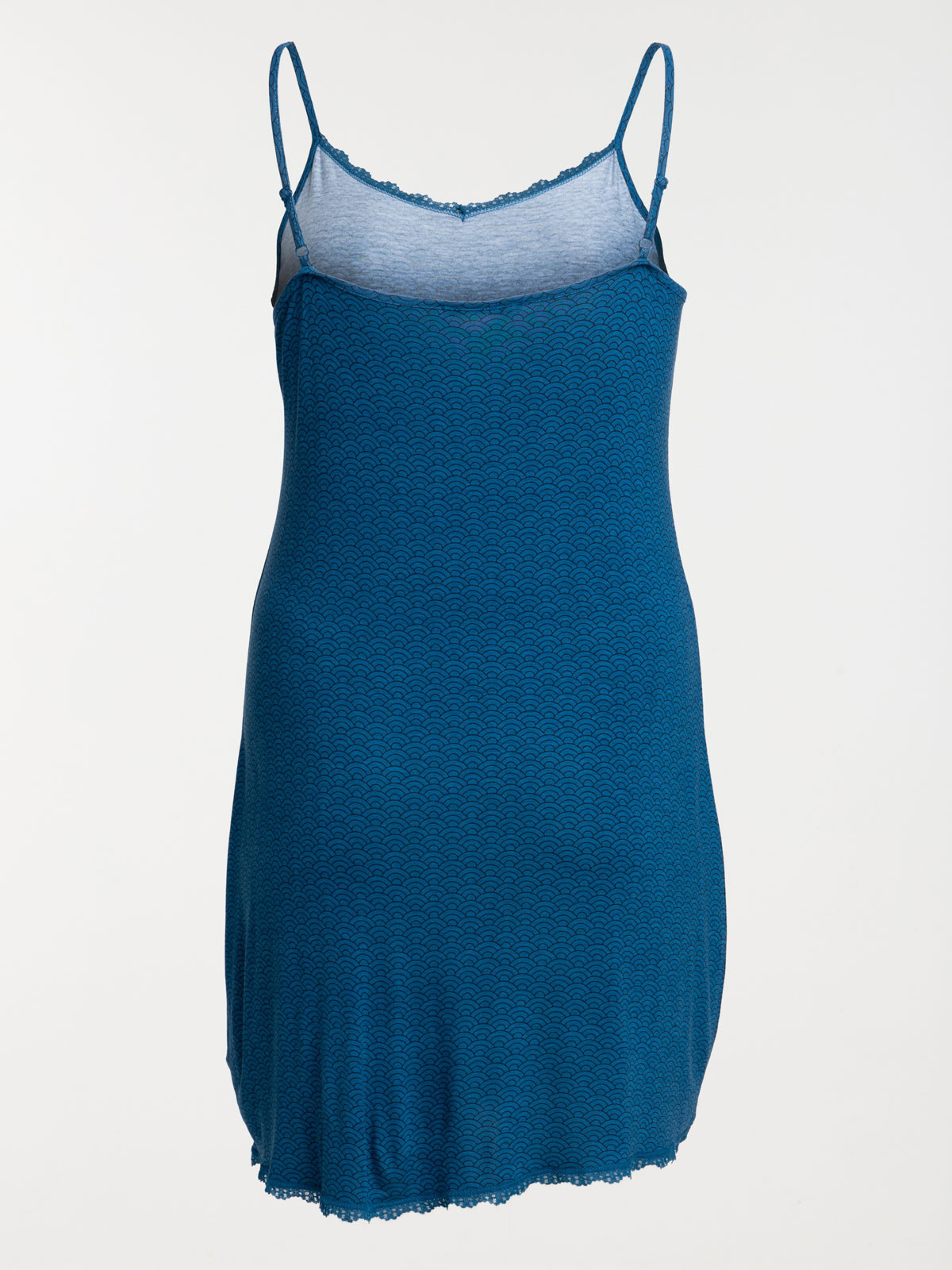 Nuisette bleu paon grande taille femme