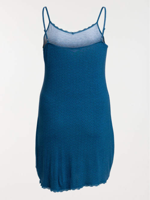 Nuisette bleu paon grande taille femme