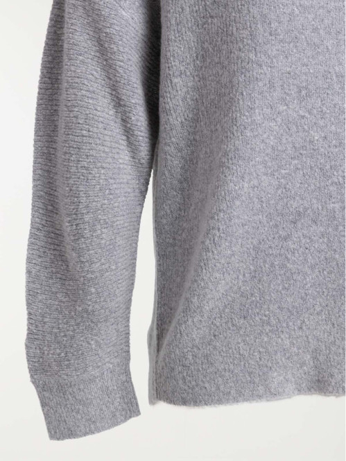 Pull gris chiné grande taille femme Pull gris chiné grande taille femme