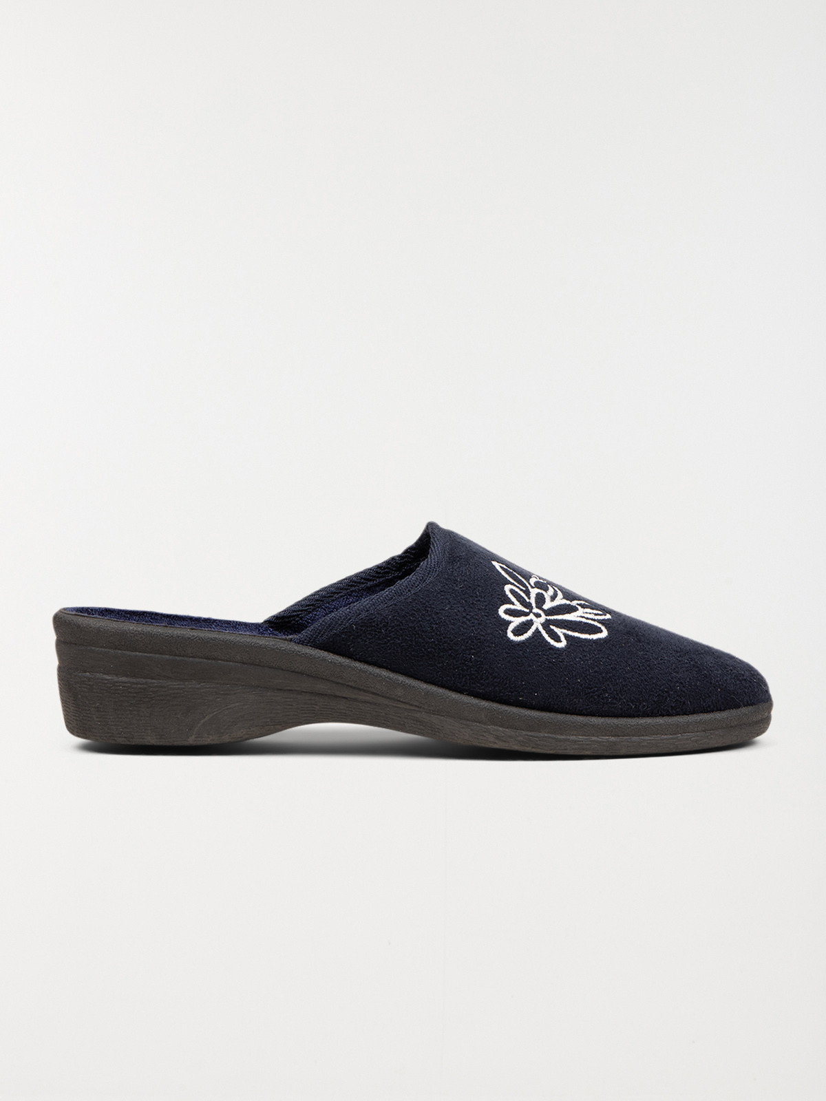 Chaussons broderie fleur femme (36-41)