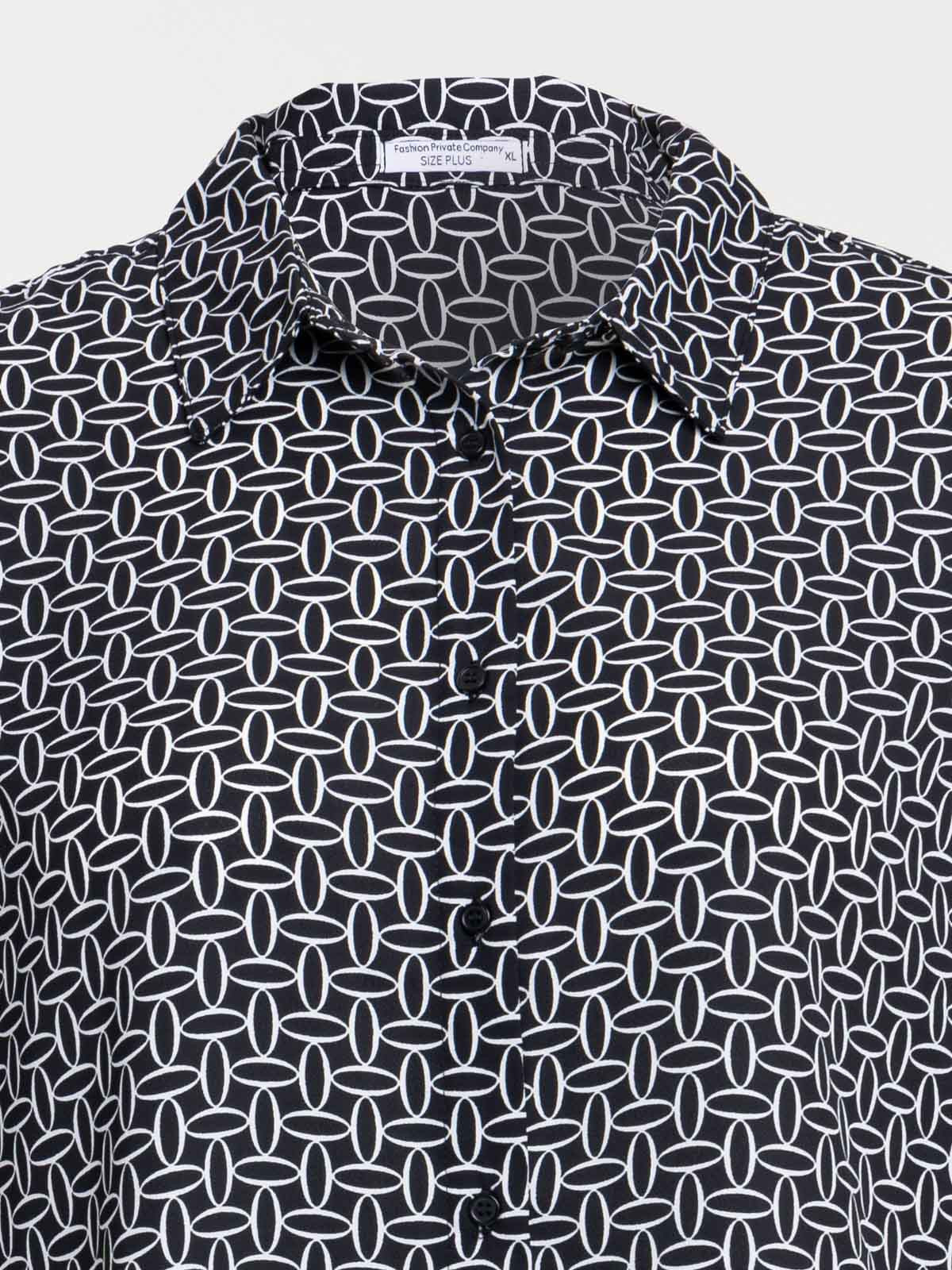 Chemise graphique grande taille femme