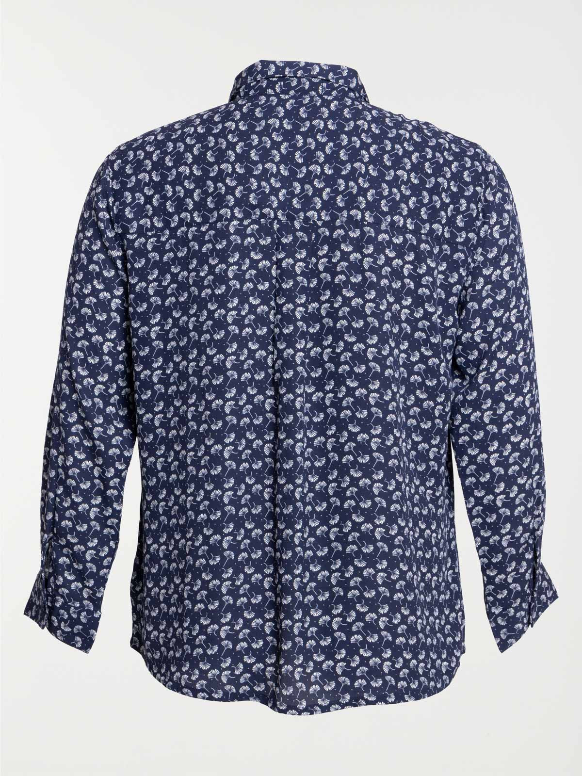 Chemise fleurs grande taille femme