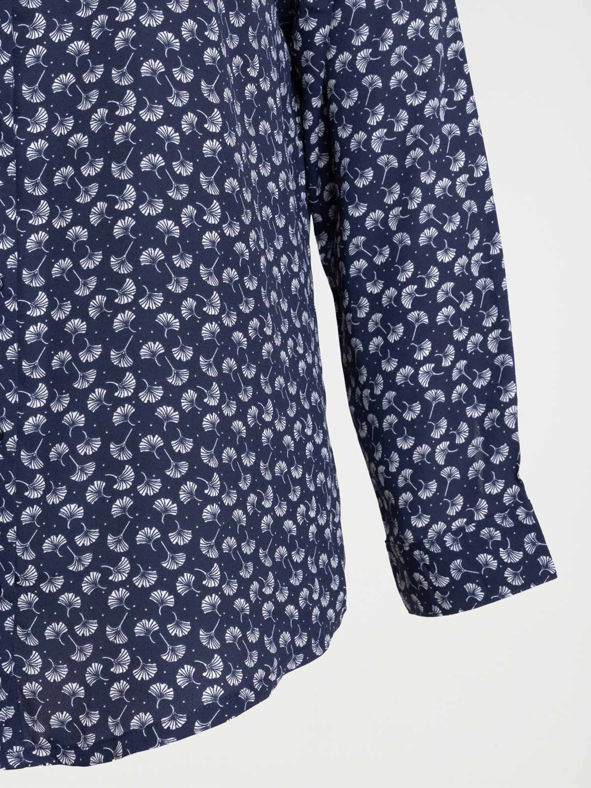 Chemise fleurs grande taille femme