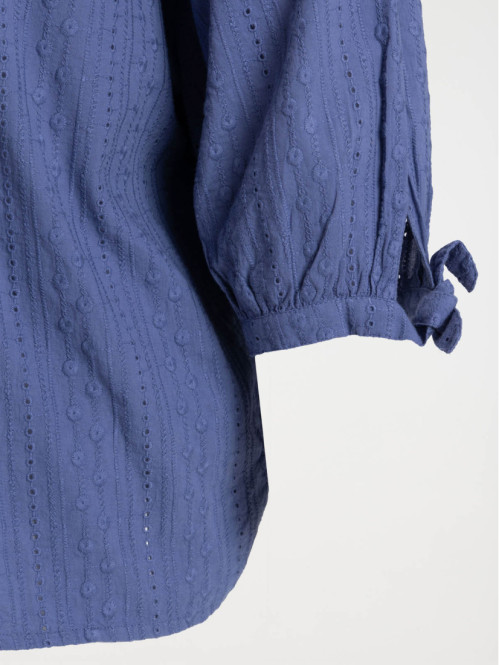 Blouse sunset blue grande taille femme