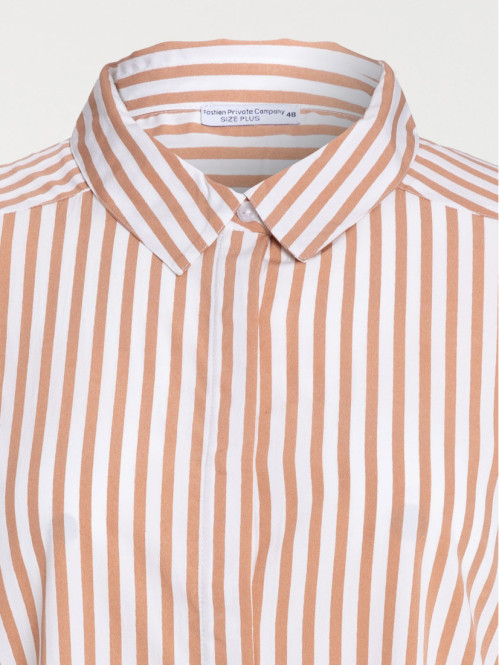 Chemise rayée grande taille femme Chemise rayée grande taille femme