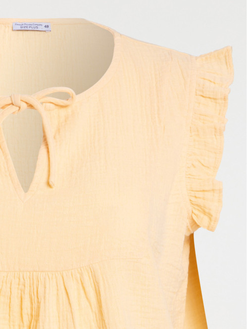 Blouse soft yellow grande...