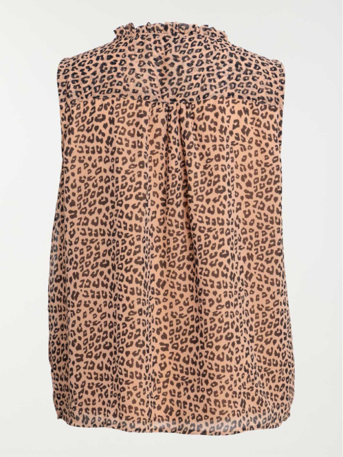 Blouse léopard grande taille femme Blouse léopard grande taille femme