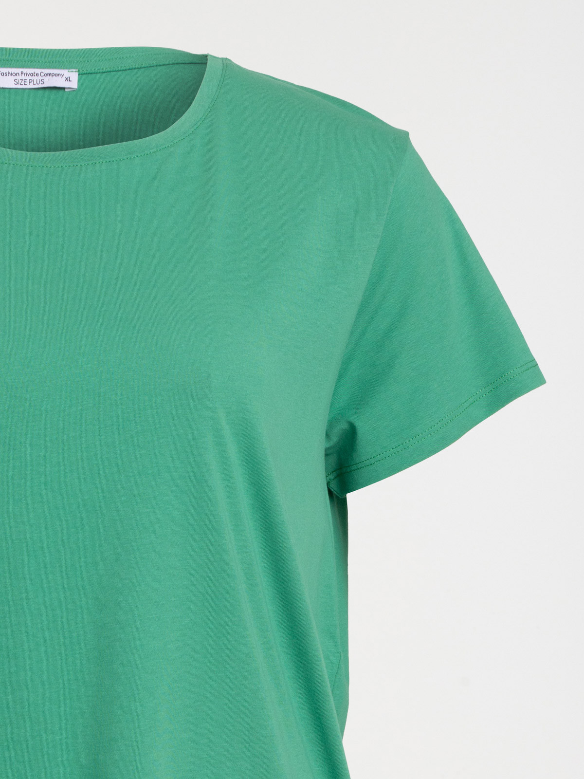 T-shirt vert pop grande taille femme