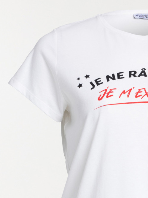 T-shirt Cowest Homme XXL écru - Coton Mélangé Neuf Avec étiquettes