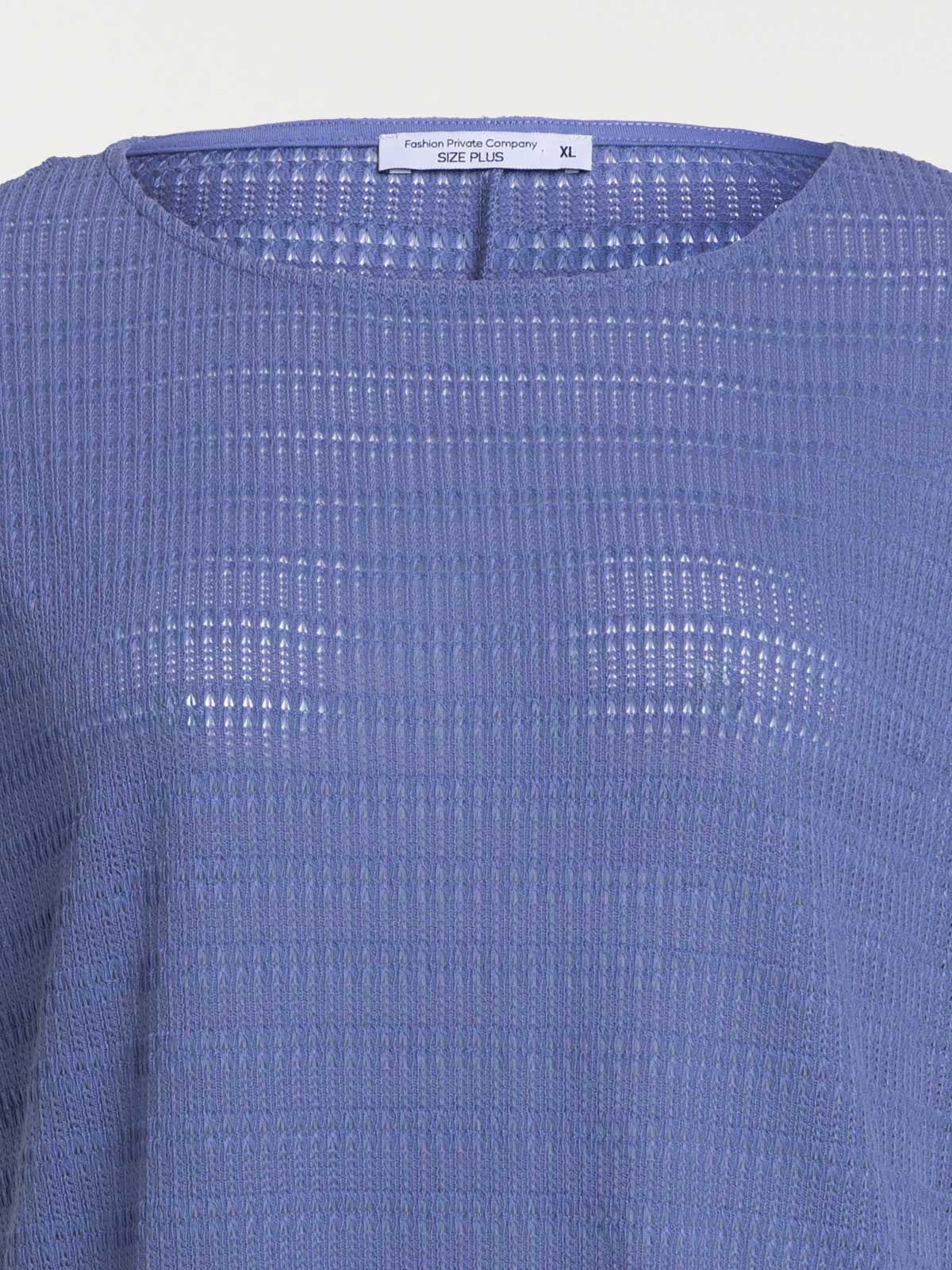 T-shirt sunset blue grande taille femme