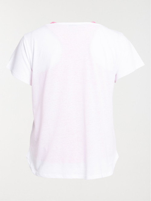 T-shirt sport 2 en 1 grande taille femme