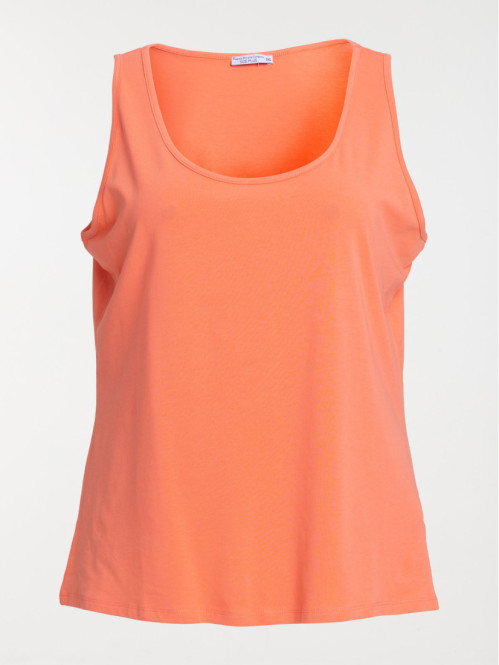 Débardeur coral grande taille femme