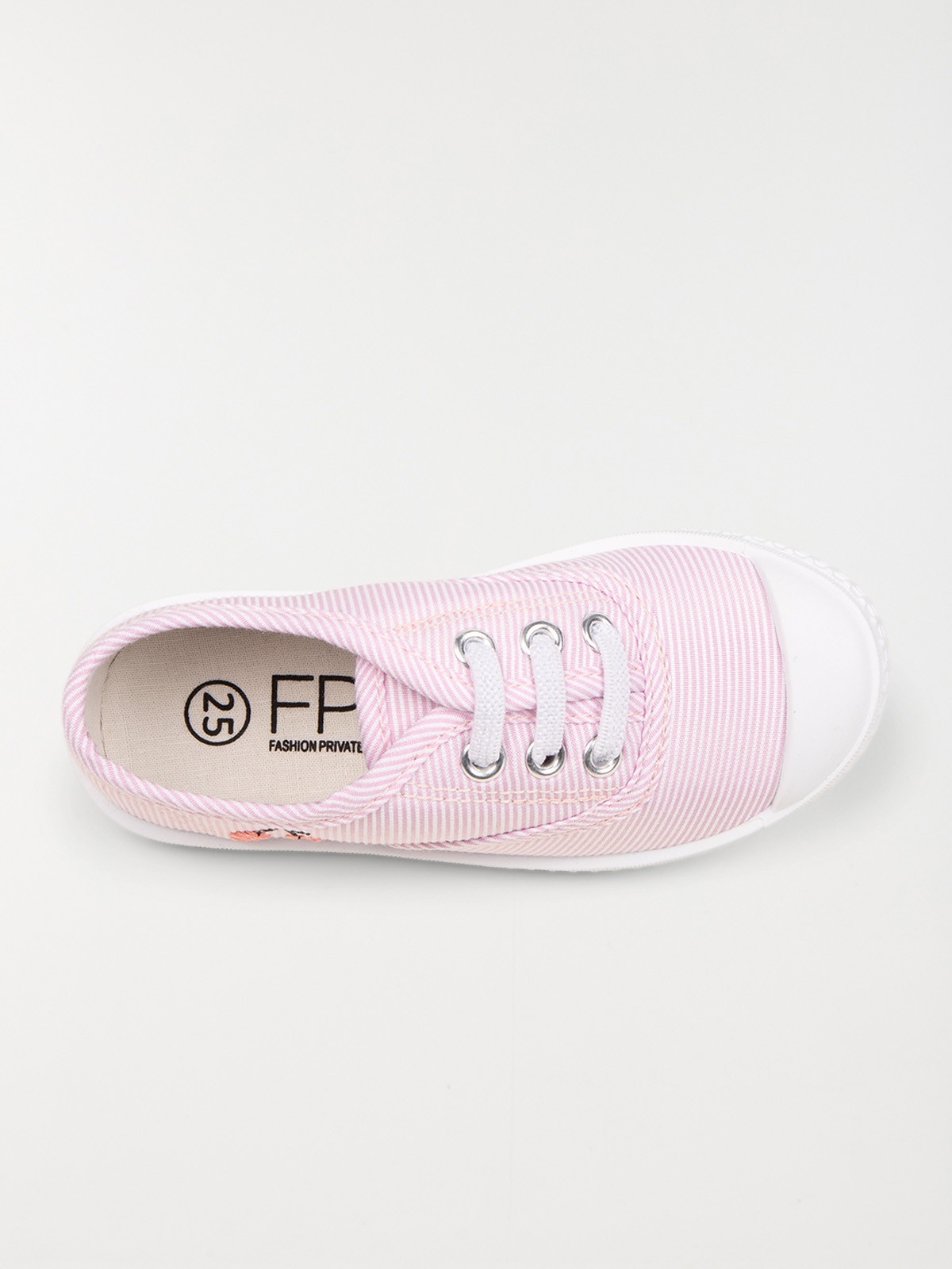 Tennis en toile cerise fille (24-30) Tennis en toile cerise fille (24-30)