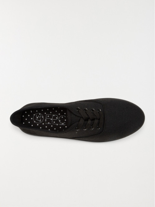 Tennis en toile noires femme (37-42)