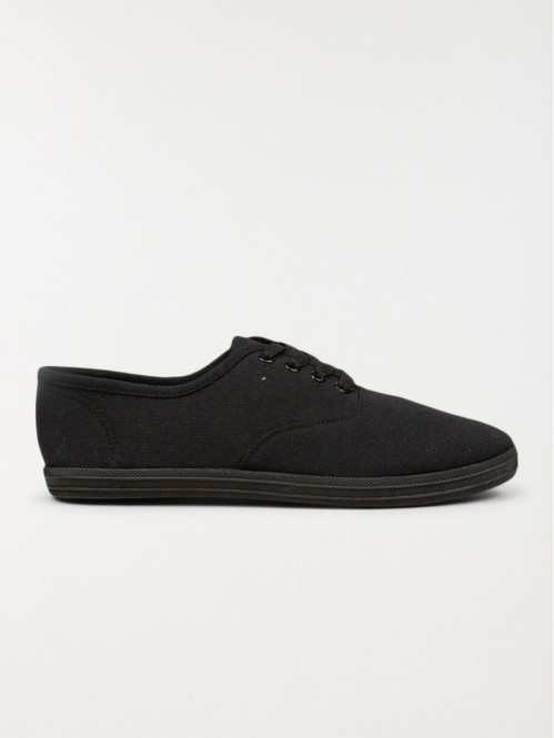 Tennis en toile noires femme (37-42)