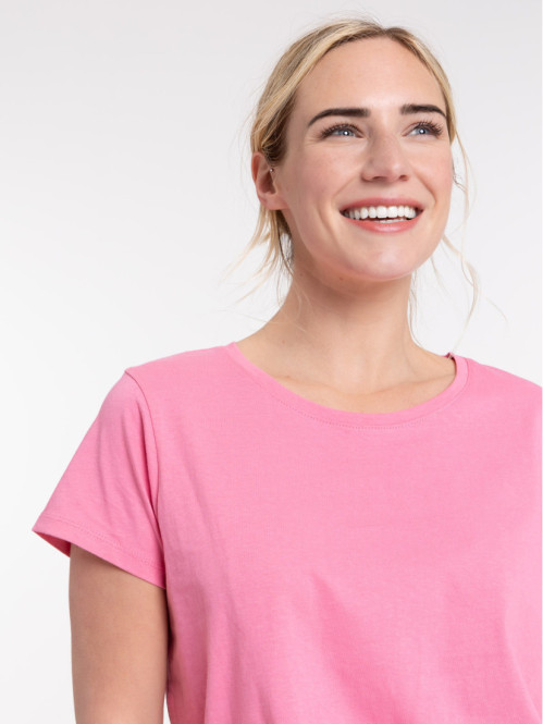 T-shirt basique pink femme