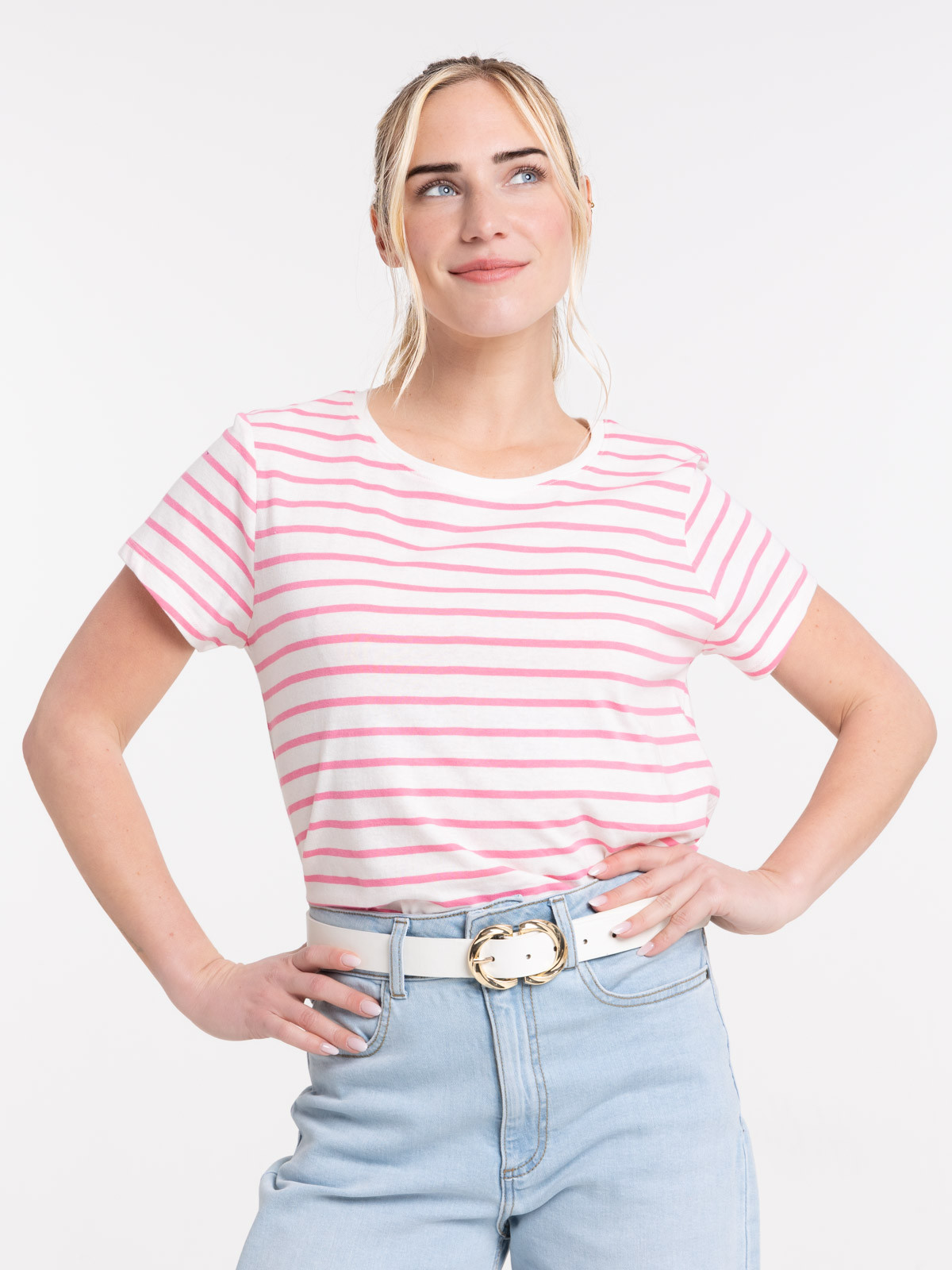 T shirt basique raye femme