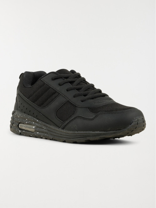 Baskets homme coloris noir (40-46)