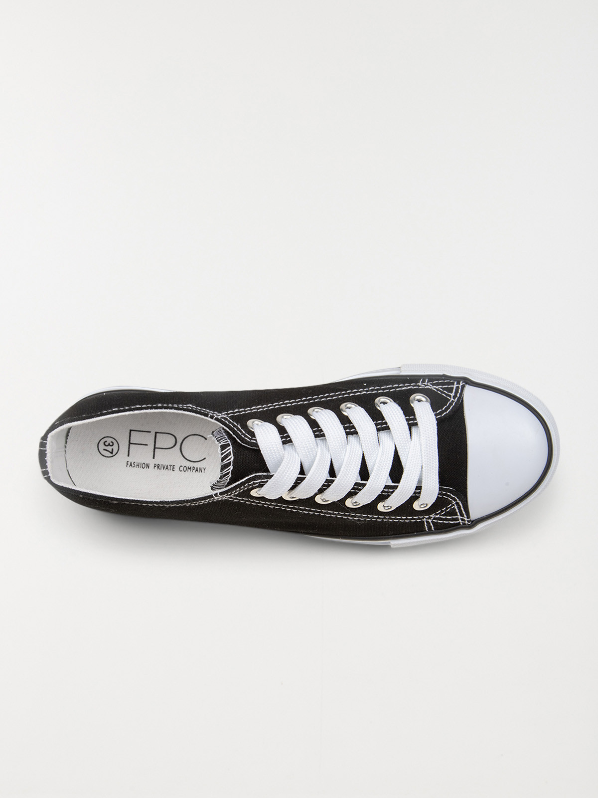 Tennis en toile noire femme (36-41) Tennis en toile noire femme (36-41)