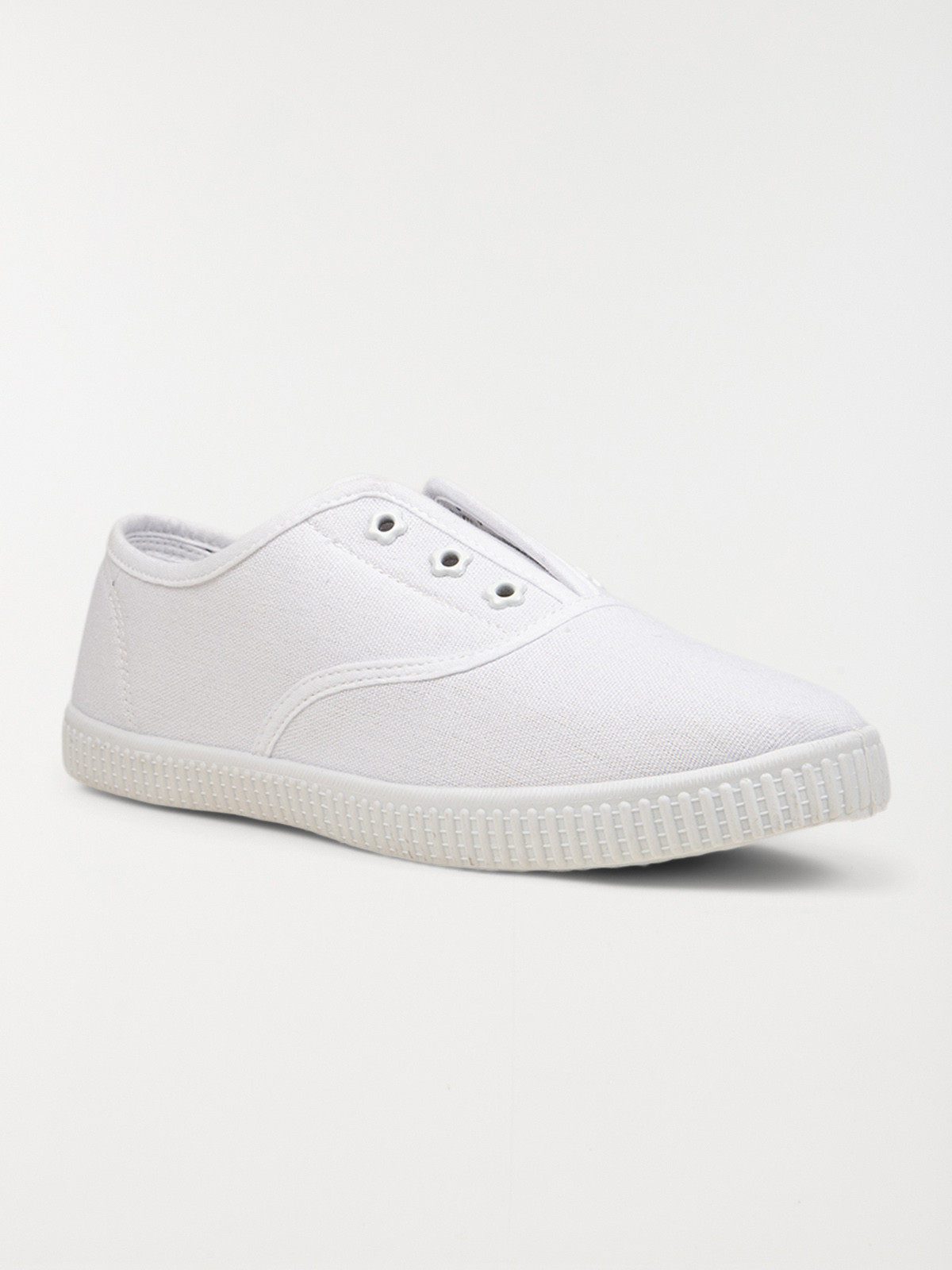 Tennis en toile blanches femme (36-41) Tennis en toile blanches femme (36-41)