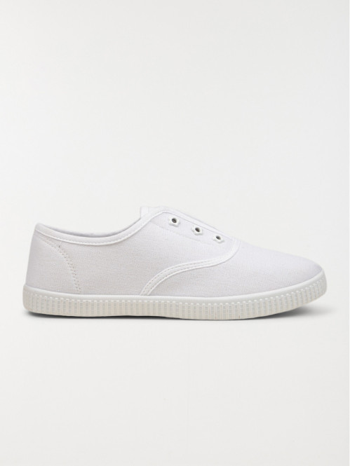 Tennis en toile blanches femme (36-41)