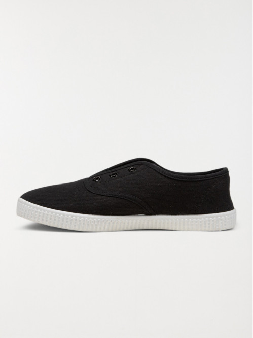Tennis en toile noires femme (36-41) Tennis en toile noires femme (36-41)