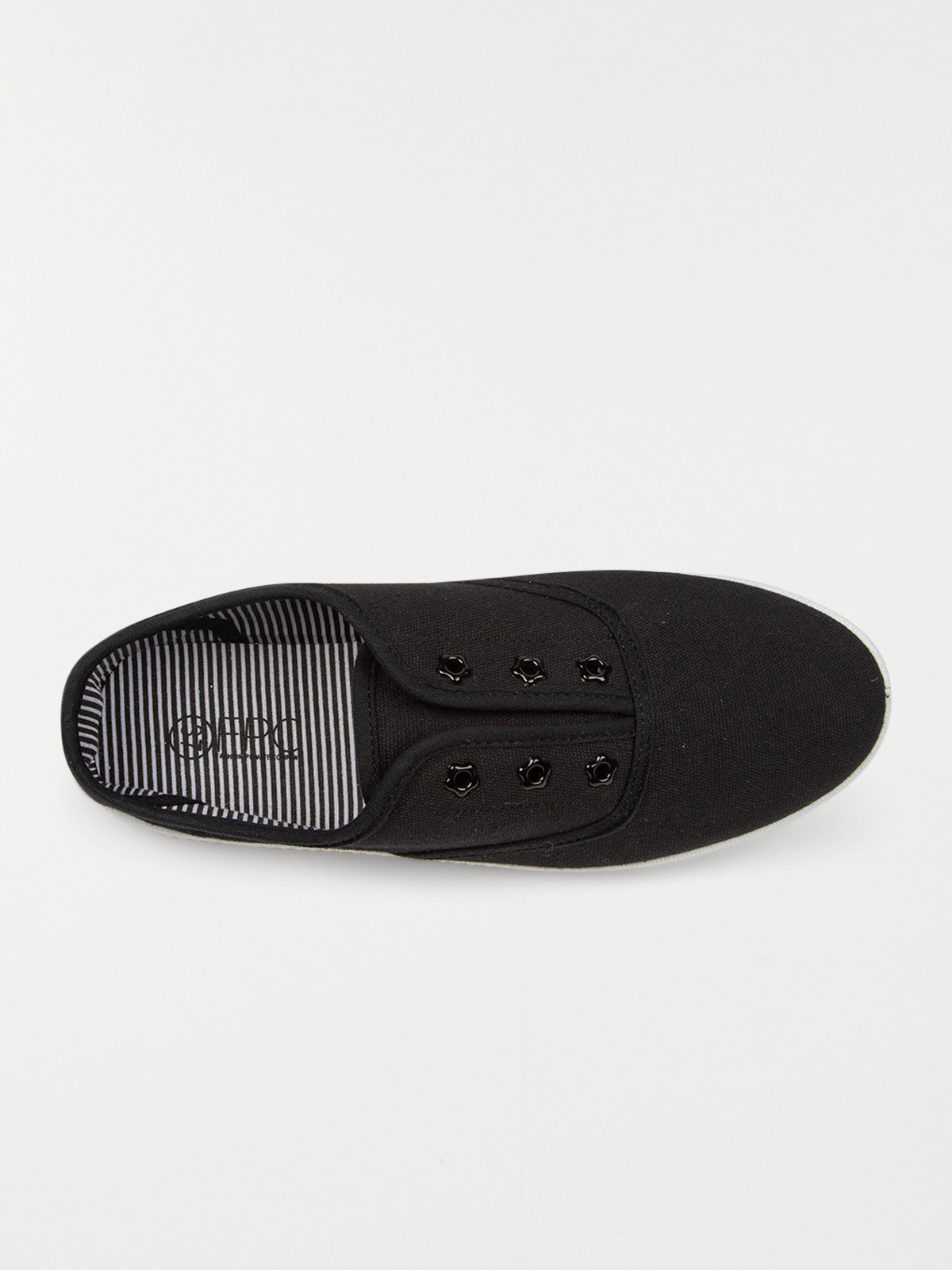 Tennis en toile noires femme (36-41) Tennis en toile noires femme (36-41)