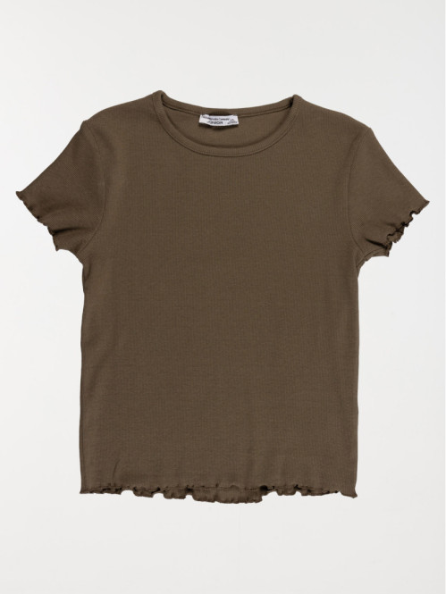 Tee-shirt vert fougère fille (XXS-M)