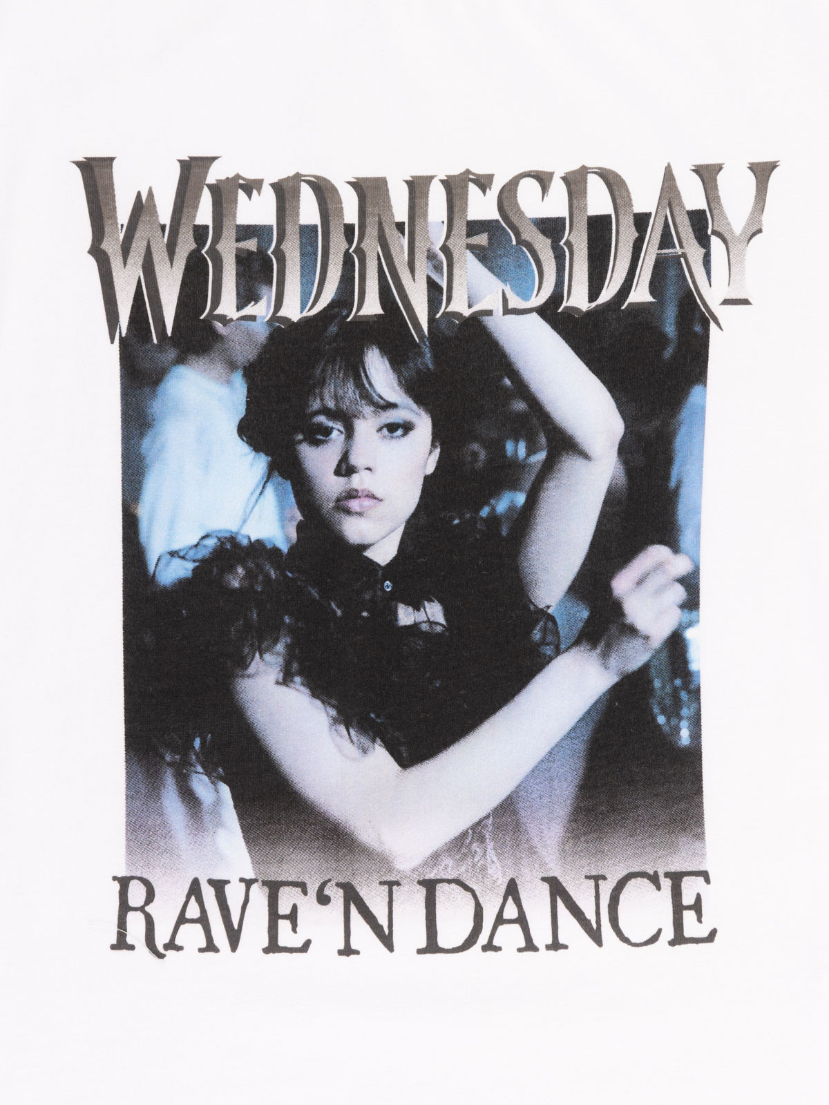 Tee-shirt blanc Mercredi fille (XXS-M) Tee-shirt blanc Mercredi fille (XXS-M)