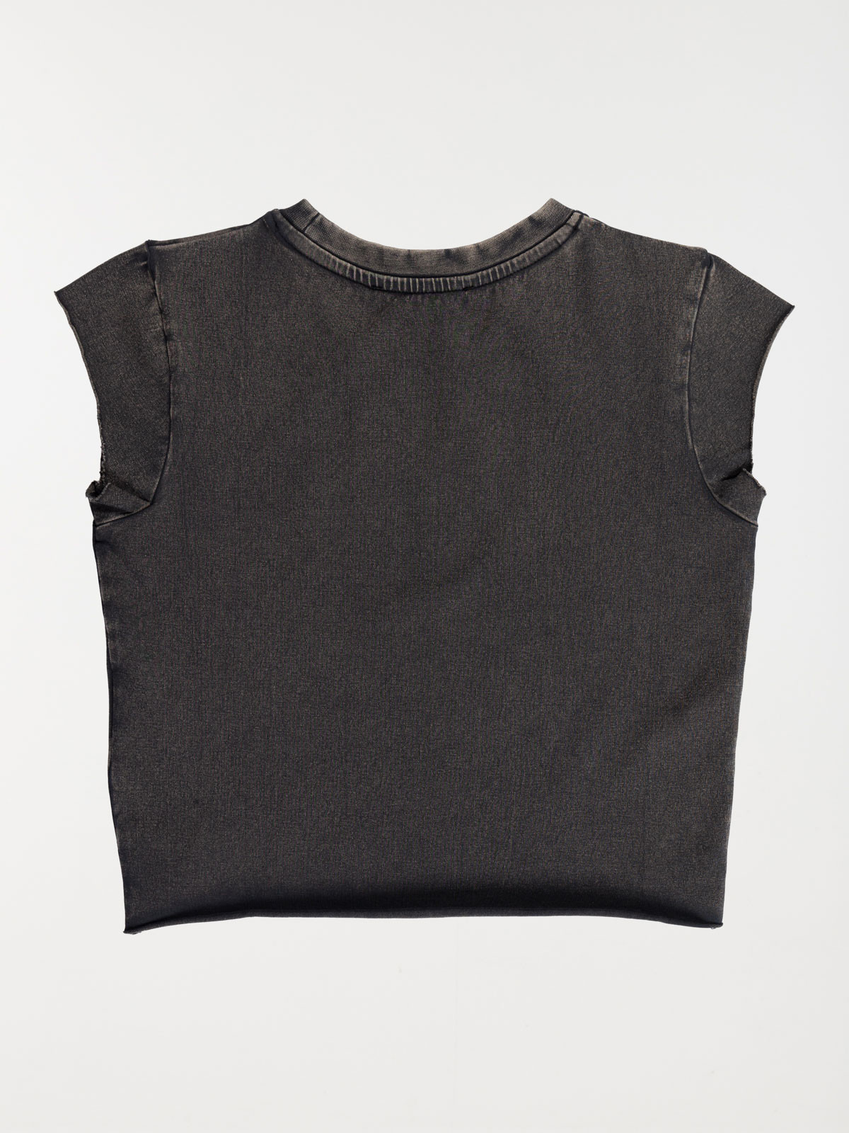 Tee-shirt court délavé fille (XXS-M) Tee-shirt court délavé fille (XXS-M)