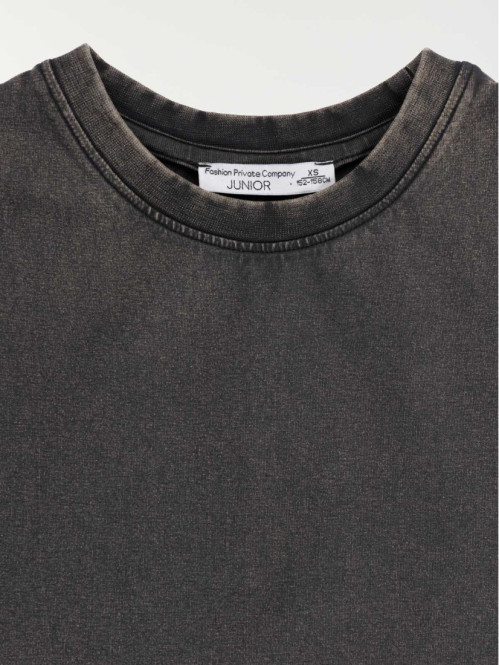 Tee-shirt court délavé...