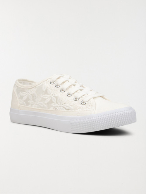 Tennis dentelle fleurie femme (36-41) Tennis dentelle fleurie femme (36-41)