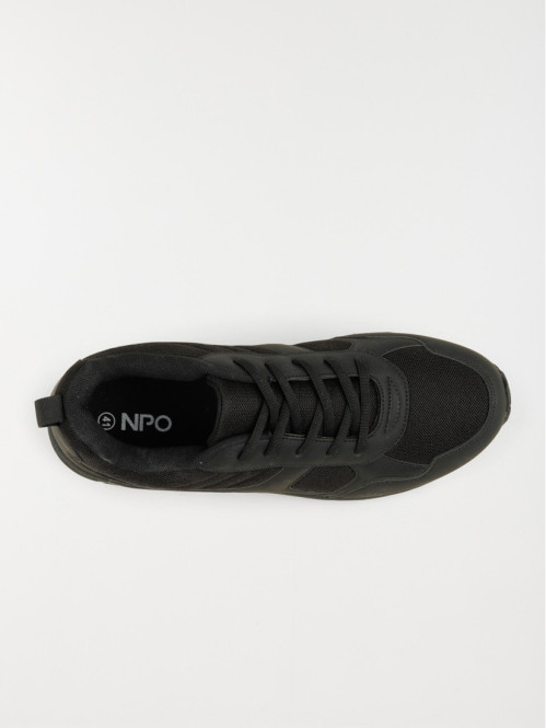Baskets homme coloris noir (40-46)