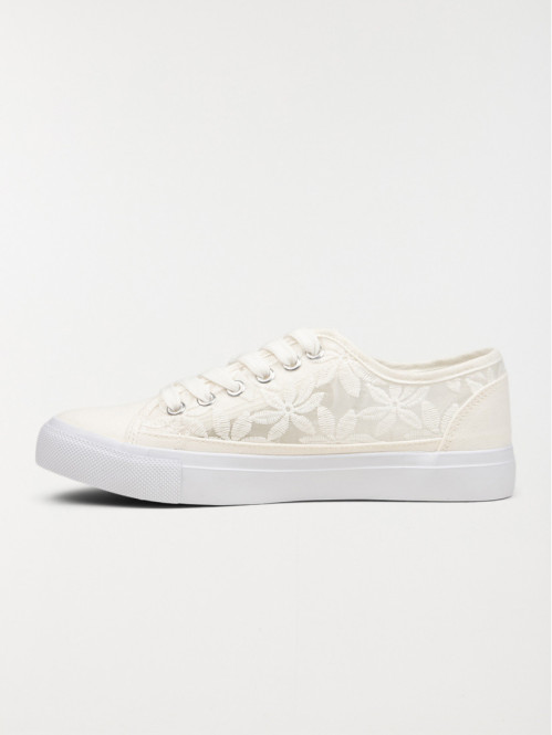 Tennis dentelle fleurie femme (36-41) Tennis dentelle fleurie femme (36-41)