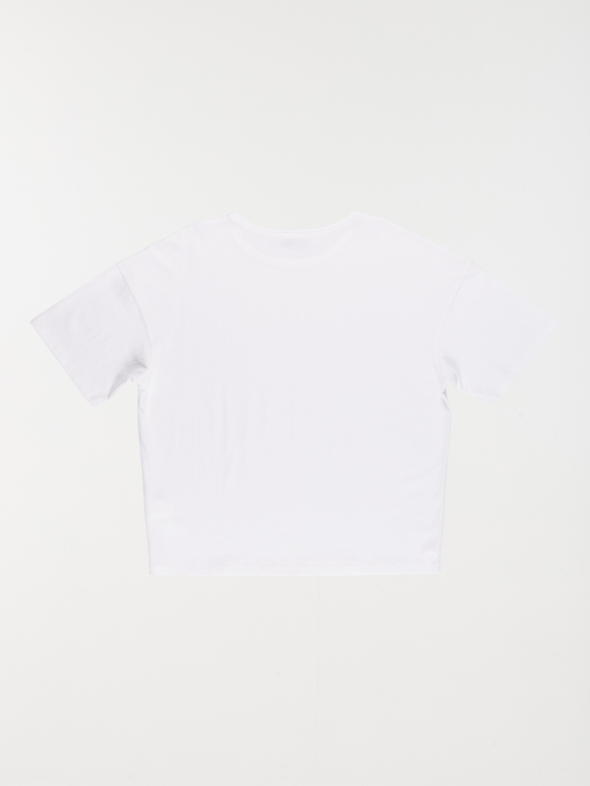 T-shirt loose blanc fille (XXS-M)