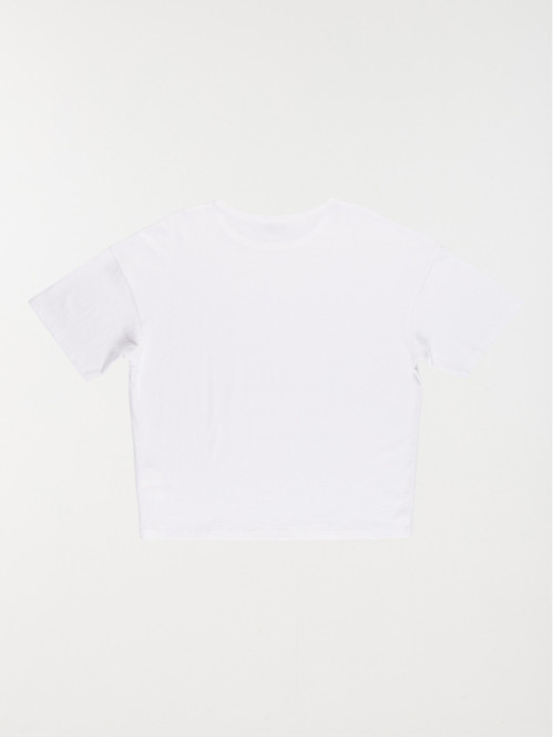 T-shirt loose blanc fille...