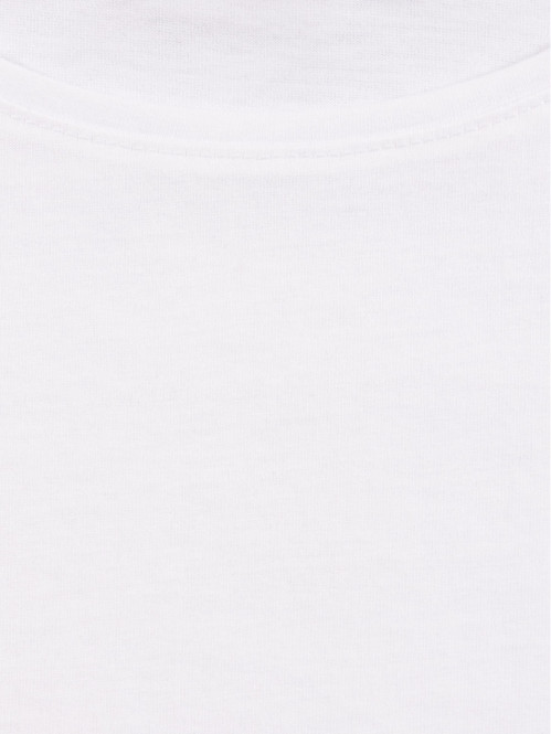 T-shirt loose blanc fille...