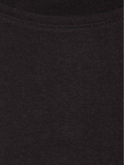 T-shirt loose noir fille...