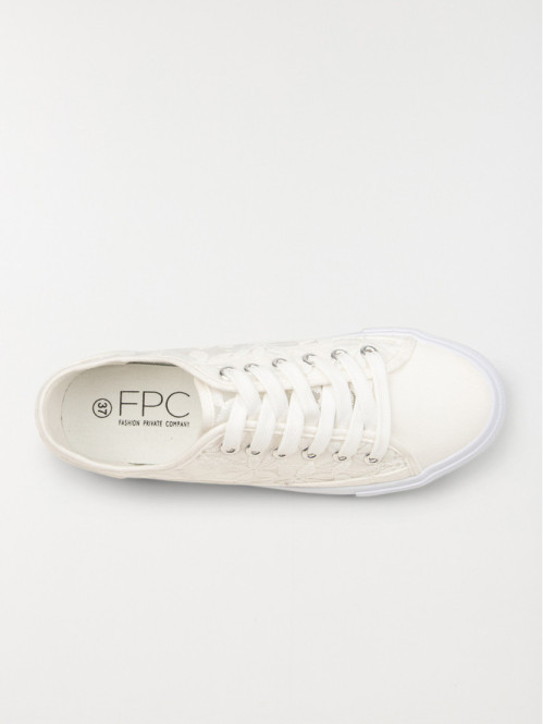 Tennis dentelle fleurie femme (36-41) Tennis dentelle fleurie femme (36-41)