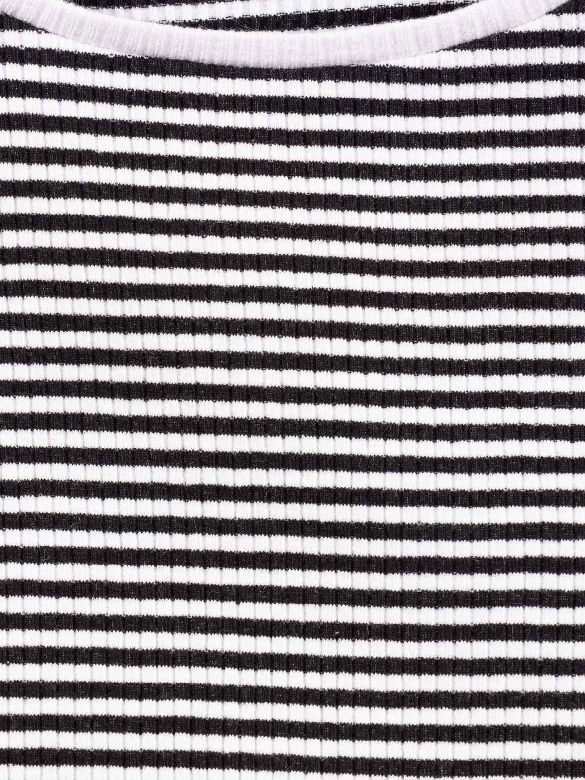 Tee-shirt rayé côtelé fille (XXS-M) Tee-shirt rayé côtelé fille (XXS-M)