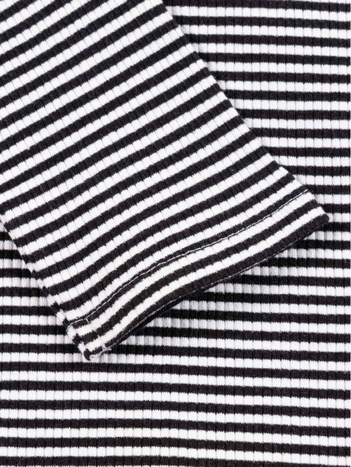 Tee-shirt rayé côtelé fille...