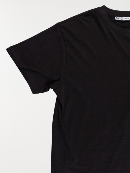 Tee-shirt noir garçon (XXS-M)